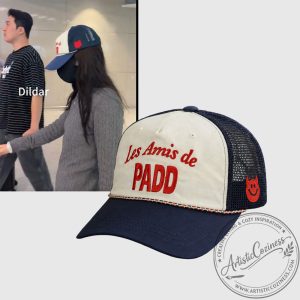 Jennie Blackpink Les Amis de PADD Vintage Mesh Trucker Hat