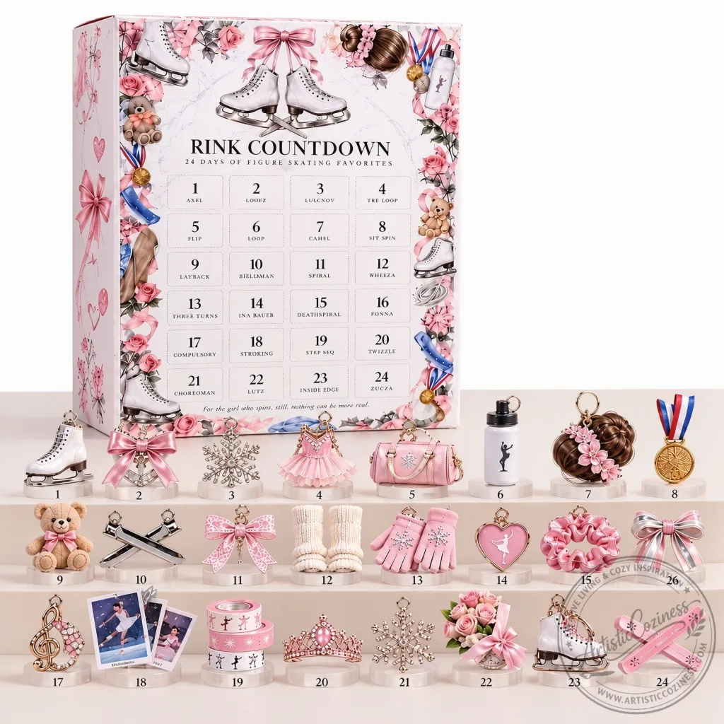 Skating Advent Calendar 2026 – 24-Day Christmas Countdown Set for Skaters