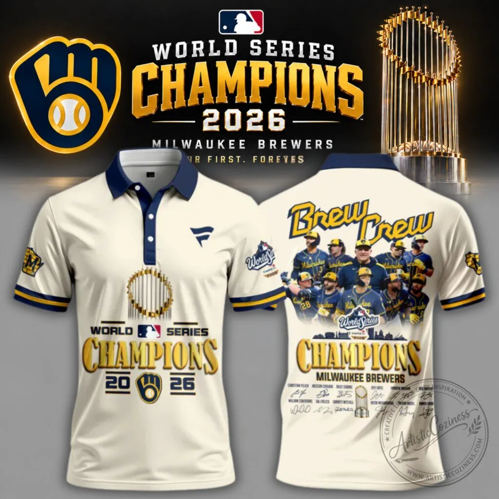 Milwaukee Brewers World Series Champions 2026 Polo Shirt for Men and Women